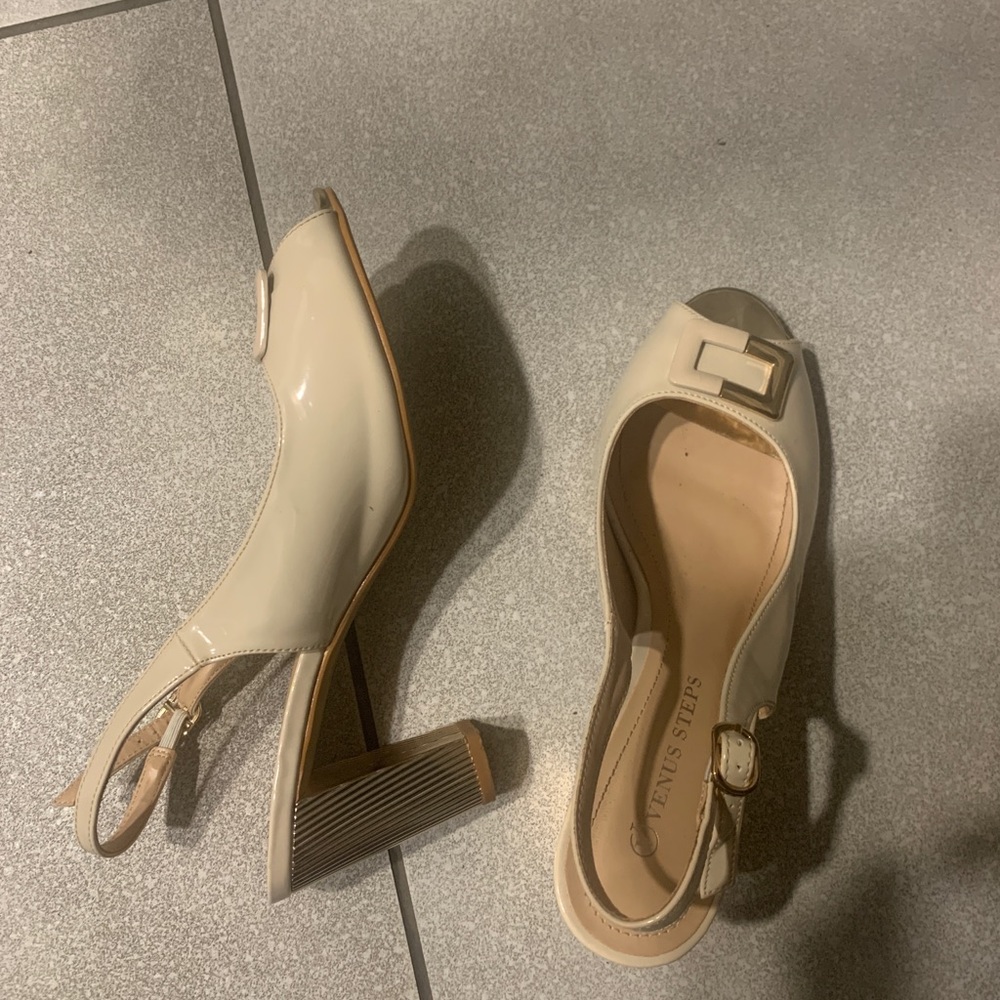 White heels, party shoes,party heels, white shoes, stellatoes, white stellatoes - Picture 2 of 4